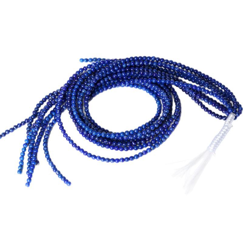 Afghanischer Lapislazuli Reisperlen, 3mm, Halbfertiger Strang für DIY Schmuck