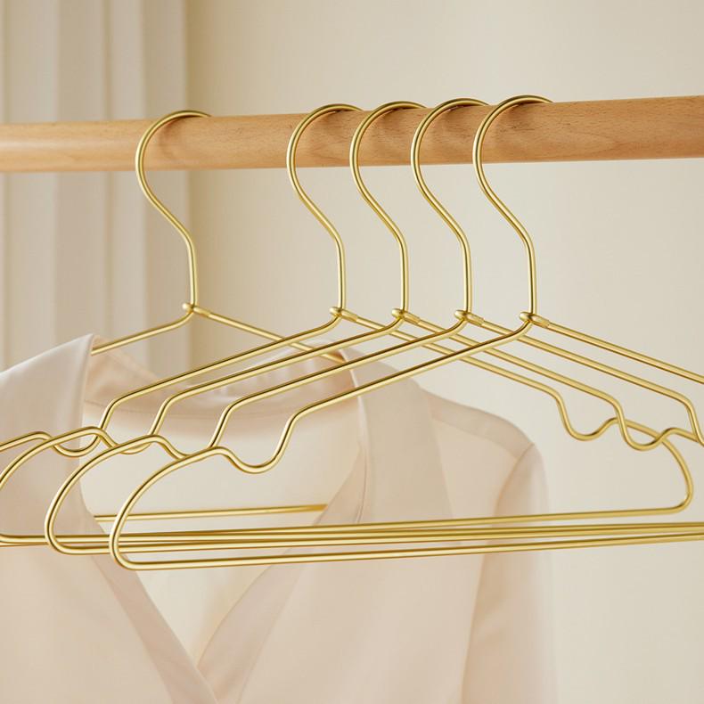 Aluminum Alloy Non-Slip Clothes Hanger, Rust-Proof Drying Rack for Wet & Dry Use