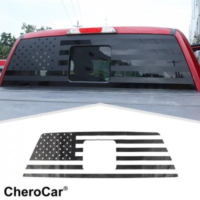 Rear Side Window Panel Decorative Sticker Decal Cover US Flag for Ford F150 15+