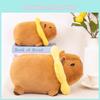 Capybara Bagel Sunflower Plush Toy Animal Stuffed Doll Decoration Kids Gift