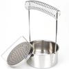 Oil Paint Brush Washer, Artist Brush Washer, Portable Stainless Steel Leak-Proof Paint Brush Washer with Lid and Filter Screen