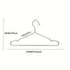 10/20PCS Heavy Duty Stainless Steel Hangers,16.5 Inch Ultra Thin Space Saving - Polished Metal Closet Organizer,Wardrobe Hangers