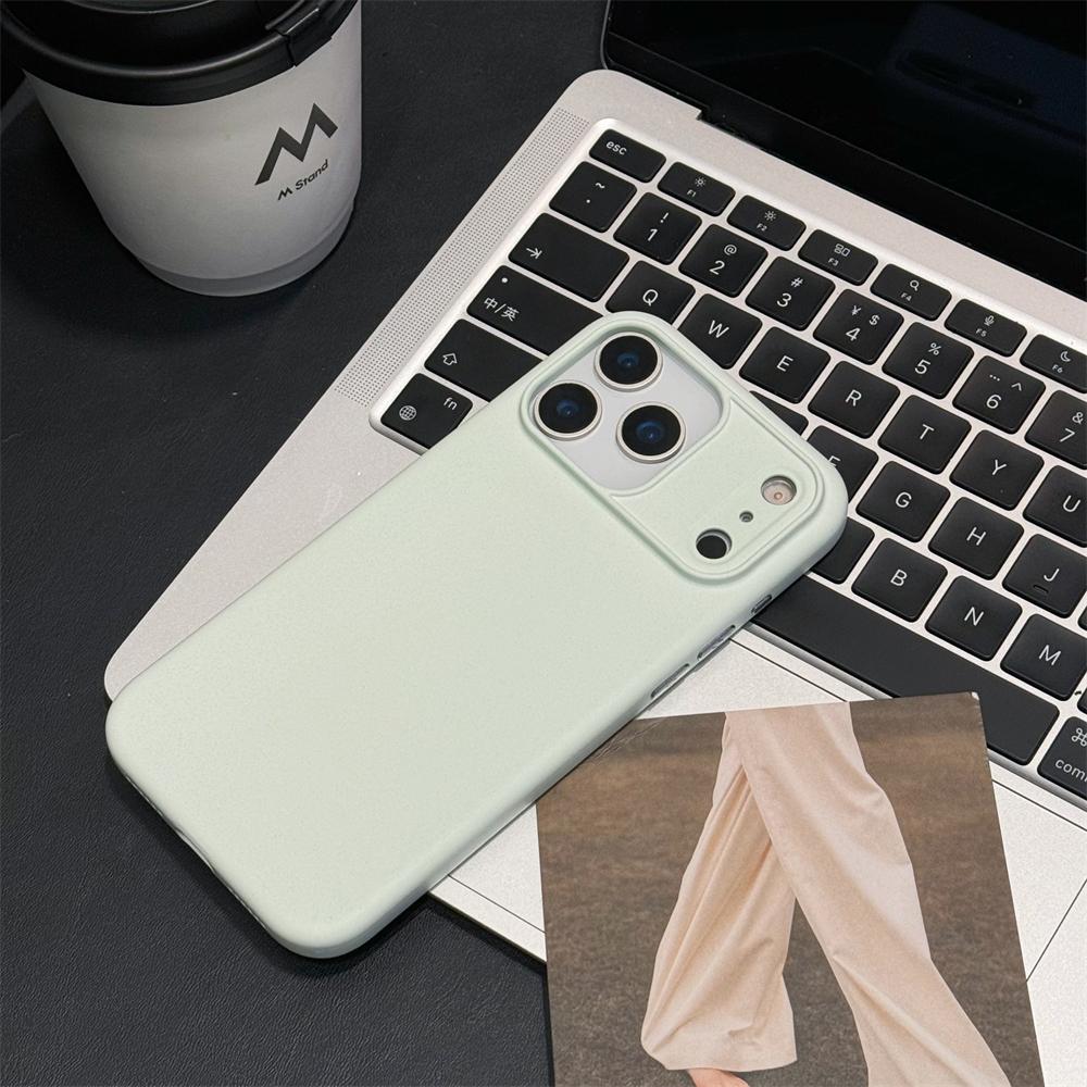 Frosted Solid Color For Magsafe Case For iPhone 17Pro 14 13 15 16 Pro Max Touch Camera Button Magnetic Soft Silicone Back Cover