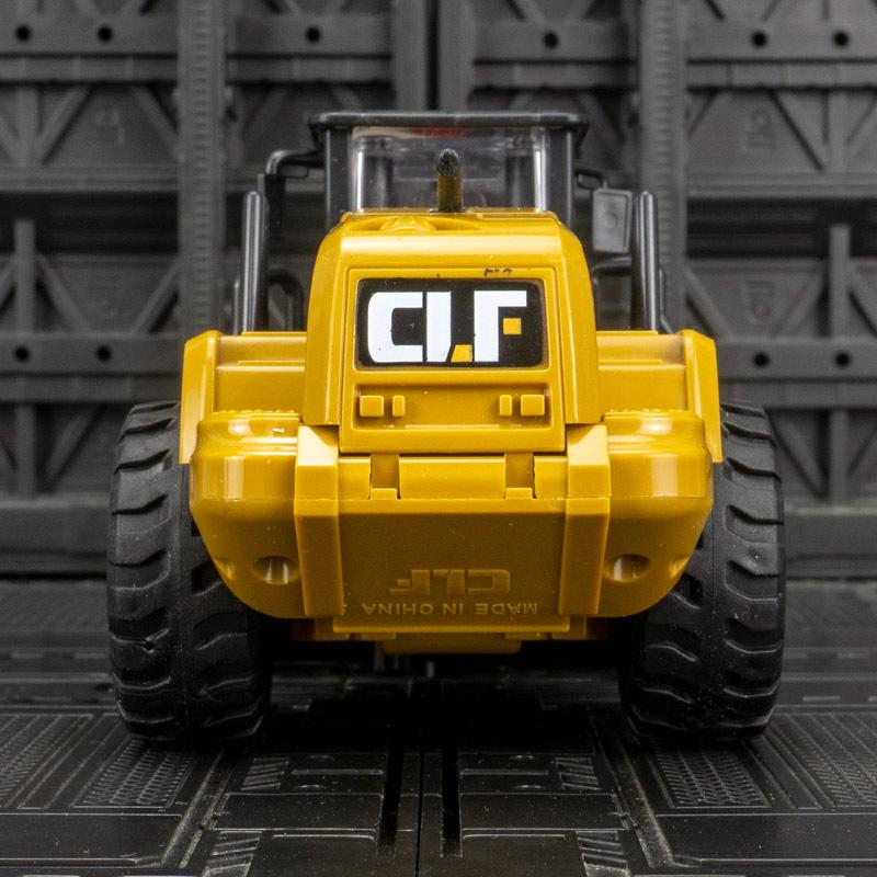 Car Cube 6103A Alloy Engineering Toy: Road Roller, Snowplow, Bulldozer, and Forklift