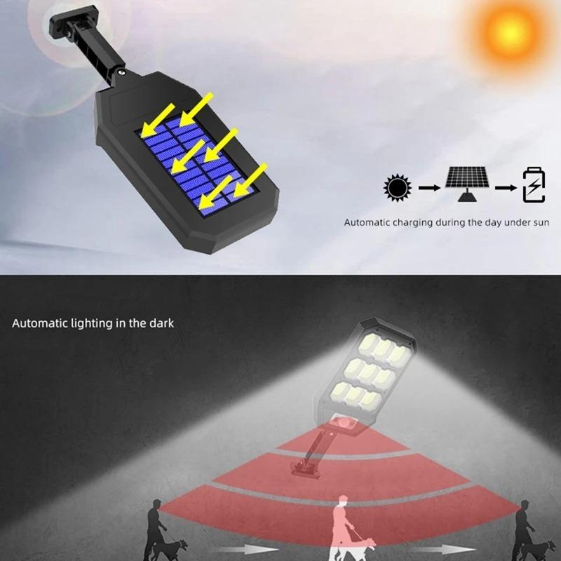 279LED Solar Street Light LED Lamp Outdoor Waterproof Wall Lamp Remote Light For Park Street Road Hotel Bridge Outdoor