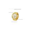 Jewelrywe Women's Ring Watch with Numeric Dial, Decorative Design, Couples Style Gold