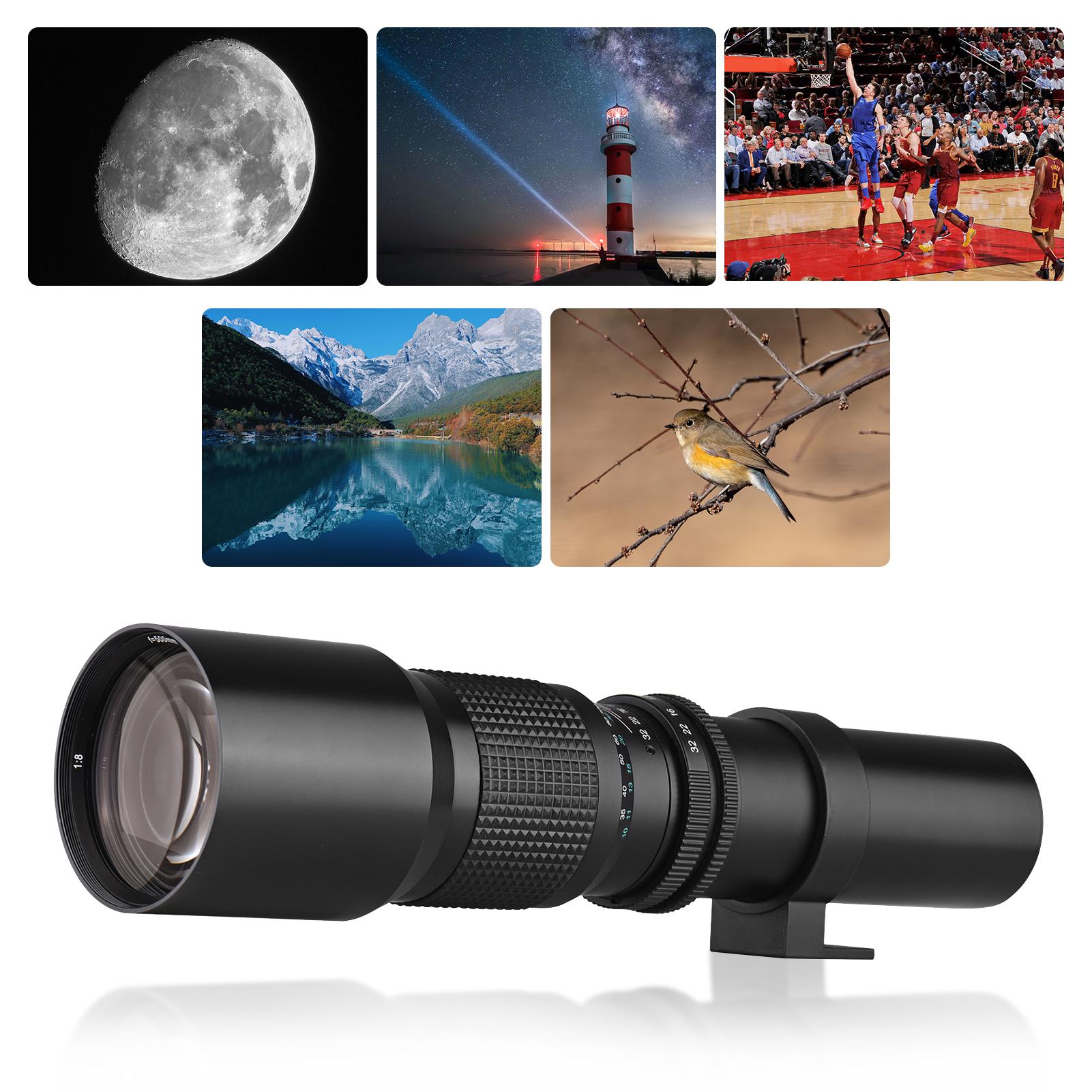 500 мм супертелеобъектив с ручным зумом F8.0-F32 диафрагмой и адаптерным кольцом — фото 4