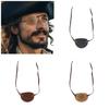Medieval Knight Pirate Eye Patches Pu Leather Pirate Eyepatch Eye Mask Renaissance Costume Halloween Cosplay Costumes
