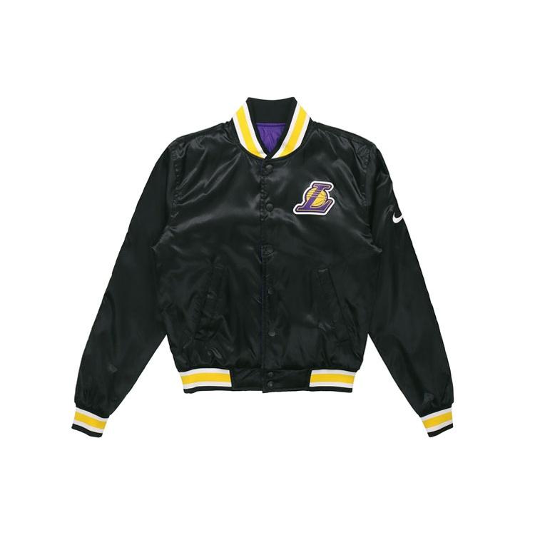 Nike NBA Los Angeles Lakers Reversible Sports Jacket Black Men's AV3544-010