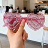New love diamond-encrusted glasses men's and women's fashion party retro funny ins sunglasses spot