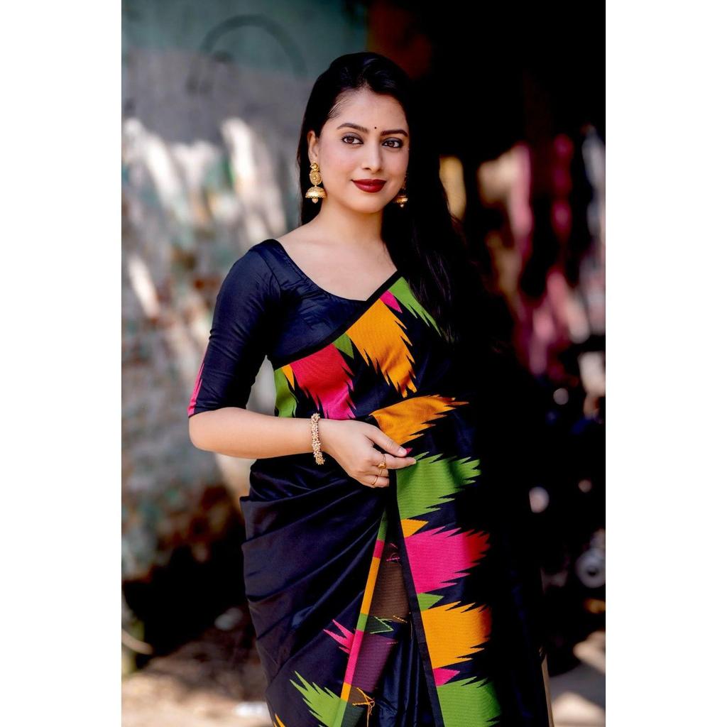 Banarasi Soft Lichi Silk Saree
