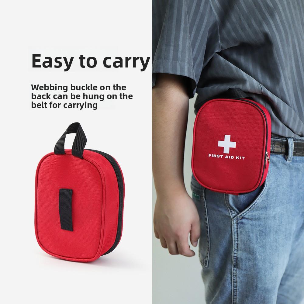 Portable First Aid Kit, Epidemic Prevention Health Kit, Home and Car Emergency Kit, Outdoor Storage Bag