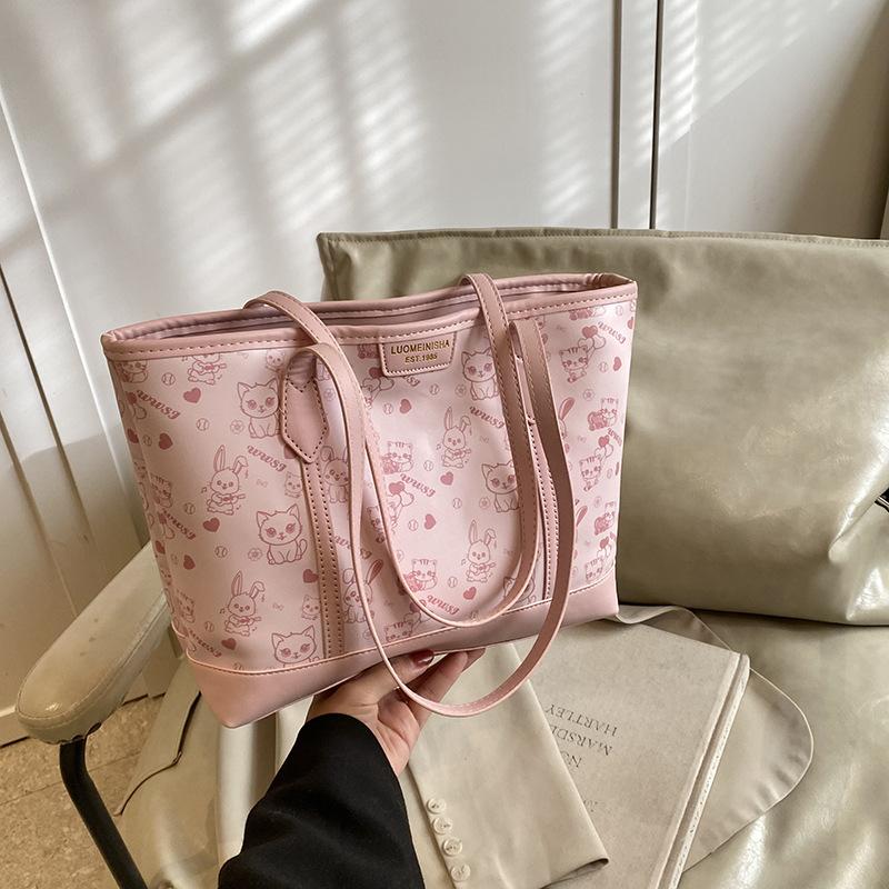 Velkokapacitní taška Dámská Nová Ležérní Univerzální Taška přes rameno Nákupní taška Módní Třída Dojíždění Tote taška