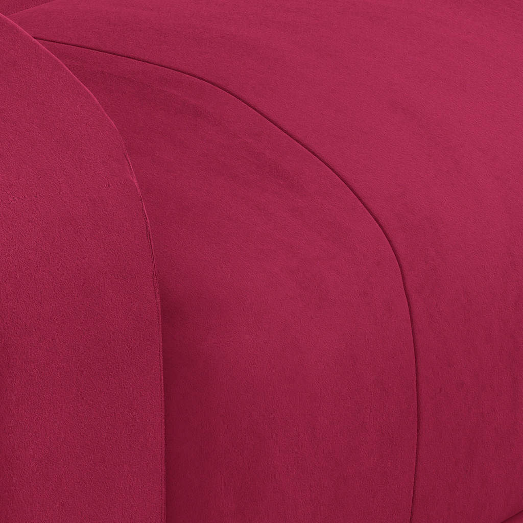 Recliner Chair Burgundy Velvet