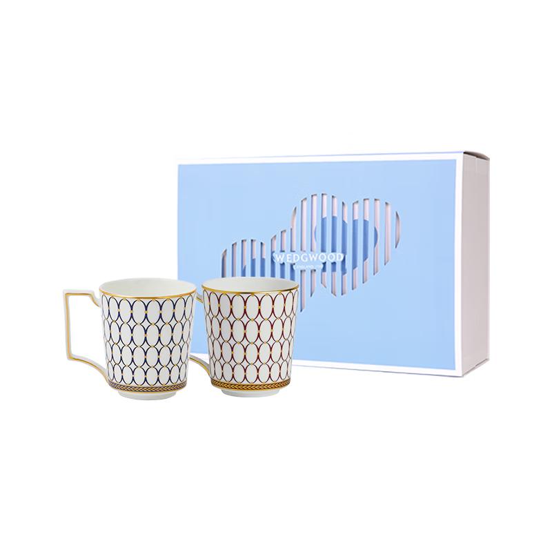Подарочные наборы из двух кружек Wedgwood из костяного фарфора