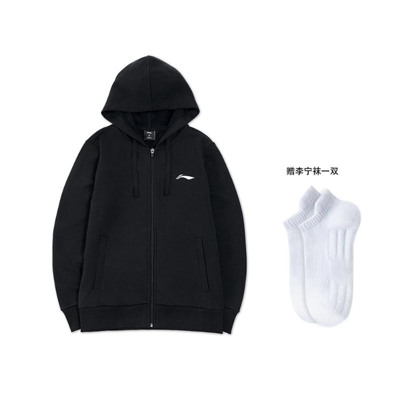 Li Ning Sweatshirt Men's Pure Black YWDV363-1