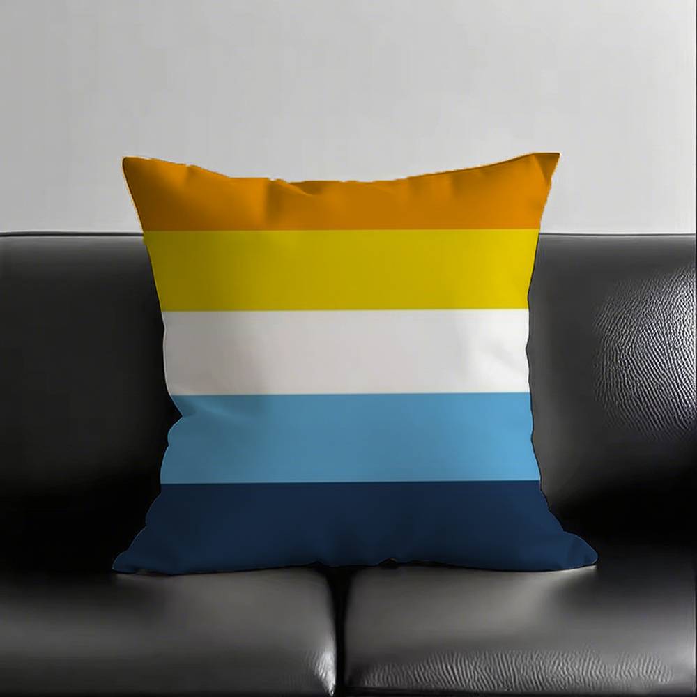 1pc Aroace Pride Pillow Case Square Bedroom Sofa Leisure Comfort Cushion Car Living Room Home Decoration