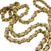 Chanel Compact Wallet Card with Chain Matrasse Lambskin Coin Case Yellow Lambskin Women Used