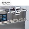 ZONESUN ZS-MPSP4 4 Heads Semi-Automatic Spout Pouch Soybean Milk Drink Liquid Filling Machine