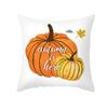 Thanksgiving Day Yellow Pumpkin Sunflower Digital printing short plush pillow covers for sofa office cushion cover home goods
