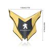 3D Metal Car Body Sticker Emblem Badge Rear Tail Trunk Decal for Peugeot Logo 108 406 407 408 206 207 208 306 307V
