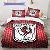 Biancheria da letto con motivo FC Twente Enschede Decorazione per la casa Regalo di compleanno ( 1 copripiumino + 2 federe, senza imbottitura),merchandising per fan.