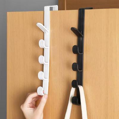 No-Punch Door Hook Clothes and Hat Rack for Dorms and Closets