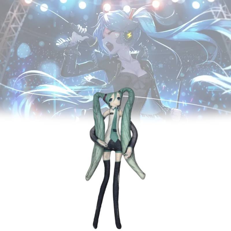 Hatsune Miku Plush Toy With Wire Skeleton For Collectors And Fans