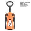 Wine Bottle Opener Ergonomic Handle Wing Corkscrew with Non-Slip Grip Dual Function Bottle Opener for Cork Beer Caps Portable Bar Tool for Home Party