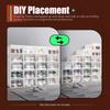 20-Pack Plastic Shoe Boxes Stackable, Clear Foldable Shoe Storage Bins with Lids for Closet Organization, White