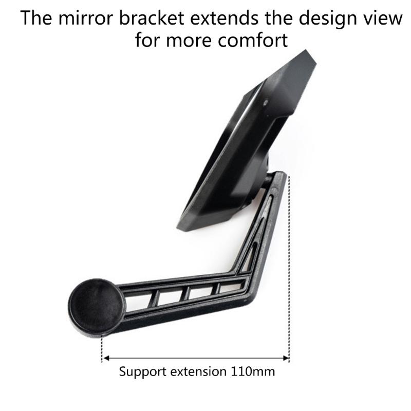 Bike Bar End Looking Glasses Adjustable Handlebar Rearview Looking Glasses Wide Angles Safety Looking Glasses for Electric Bike Riding Cycling