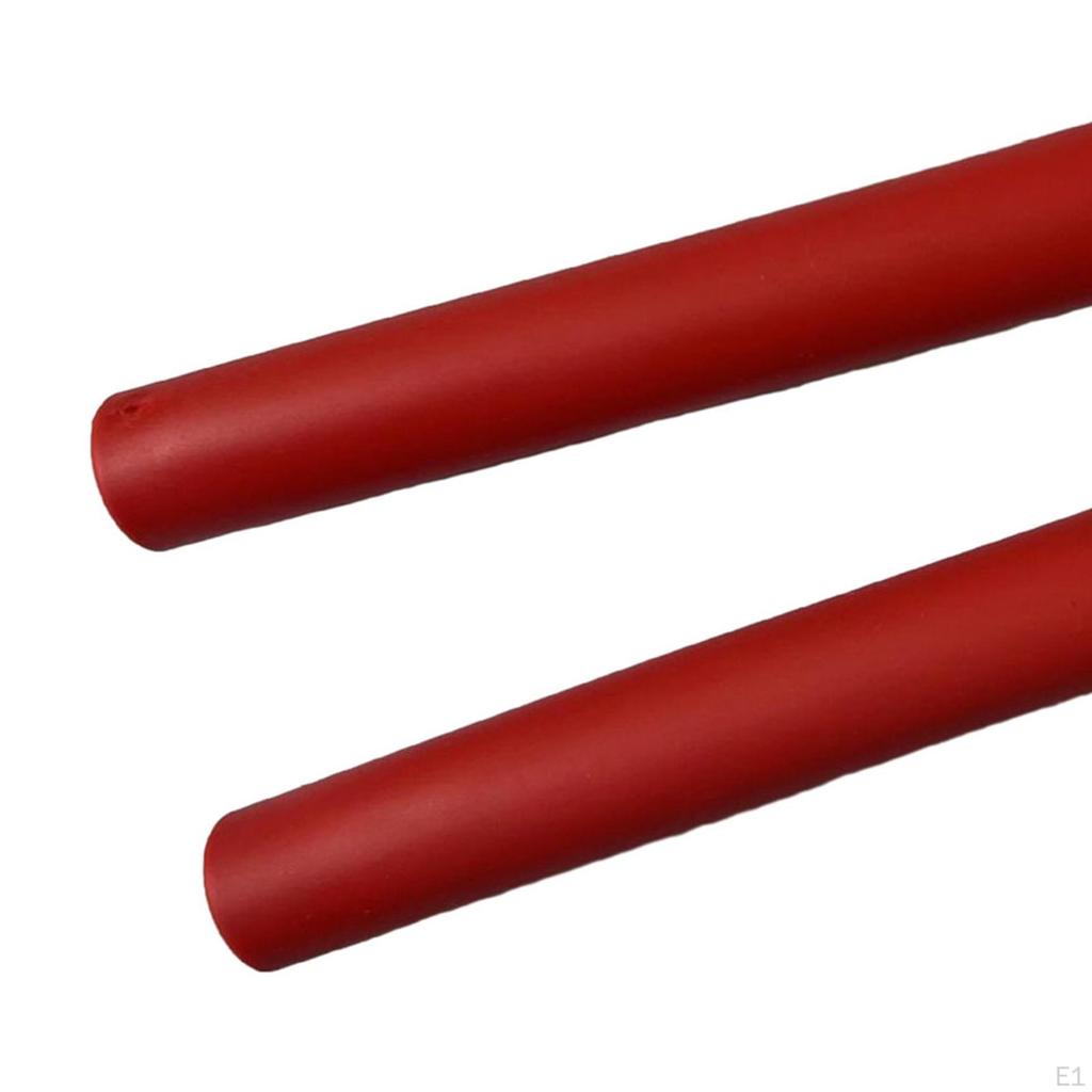2 Pieces Drumstick Grips Wrap Portable Comfortable Handles Silicone Stick Drum