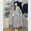 Trendy Korean-Style College Three-Piece Set: Sweatshirt, Shirt, Short Skirt