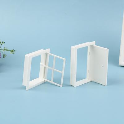 Minihaus, Villa, Kunststofftüren und -fenster, Hausmodellierung und Dekoration