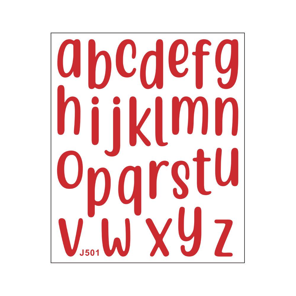 Painted English Letters Stickers Notebook Water Cup Mailbox Beautification and Decoration