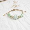 Jingdezhen Ceramic Hand Rope Literary Fresh and Cute Meow Claw Bracelet Simple Student Gift a Wisp of Porcelain Set