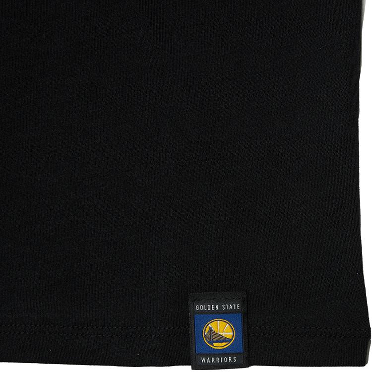 Nike Tricou cu mânecă scurtă cu imprimeu cu litere și logo personaj Stephen Curry NBA, Topuri pentru copii, Negru 3Z2B7BAYS-WARSC