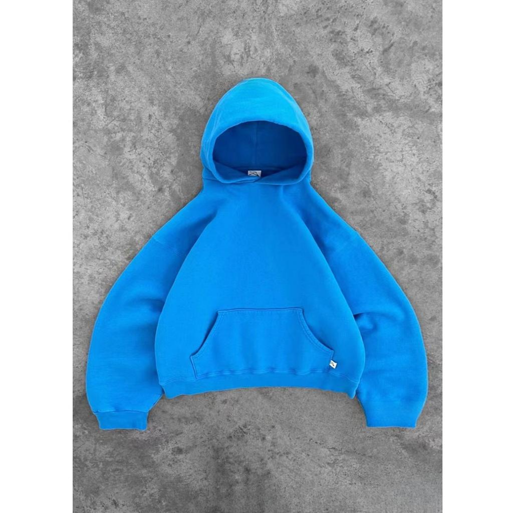 ZYLLO European and American Fashion Loose Hooded Solid Color Street Sports Top