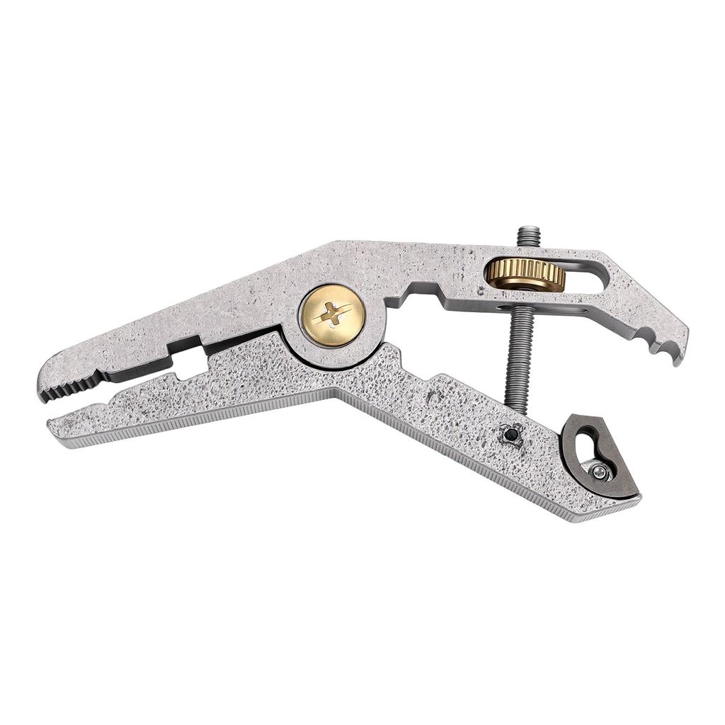 Mini Adjustable Wrench Pliers 6mm Hex Wrench Grab Pliers Compact Multi Tool for Camping Biking Repair