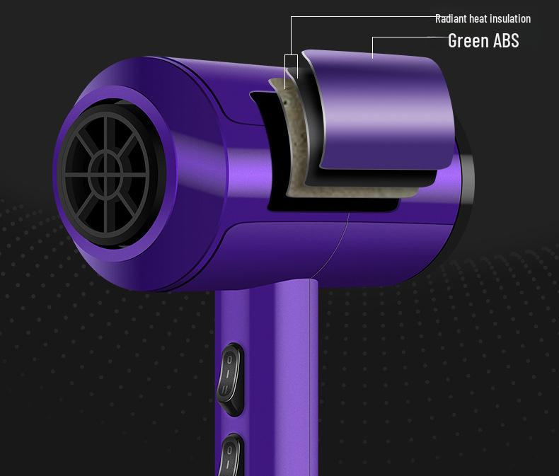Household Hair Dryer with Negative Ion Technology for All Hair Types: Hot & Cold Settings, Safe for Student Dorms and Hair Salons.