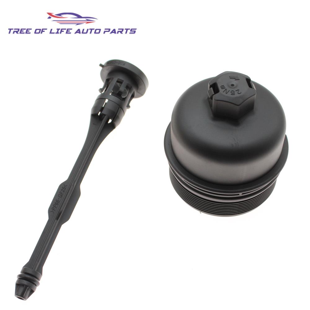 Oil Filter Housing Cap For 2007-2012 Hyundai HYUNDAI GENESIS VERACRUZ Fits 2008-2011 KIA BORREGO SORENTO 3.8L V6 26350-3C300