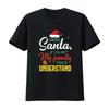 Dear Santa Met My Family You Understand Funny Christmas T Shirt Vintage Washed Designer Clothes Casual Soft Breathable