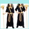 Elegant Egyptian Pharaoh Costume For Kids With Luxurious Polyester Fabric For Stage Performance