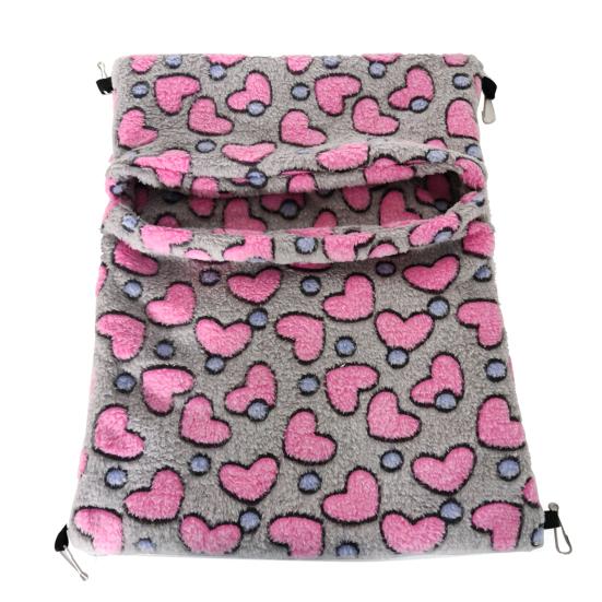 Hamster Warmer Umschlag Hängematte Weiches Plüsch Schlafbett Haustiernest Zubehör