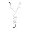 Breast Nipple Adjustable 3 Clamps W Chain Clip Clamp Bondage Metal Sex Toy