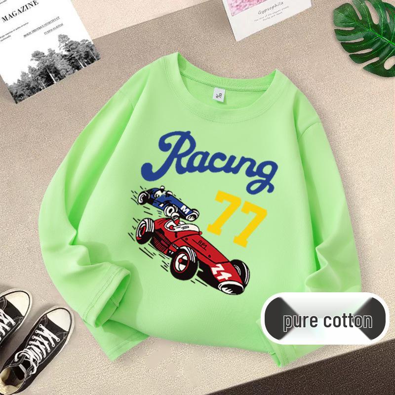 Children's Pure Cotton Long Sleeve T-shirt - Autumn Fashion