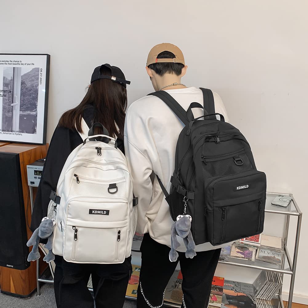 Koreanischer Rucksack mit großem Fassungsvermögen für Mädchen, für den Weg zur Arbeit oder Schule, Studenten, Unisex-Freizeittasche, Rucksack für Schülerinnen, Frauen [ZESU]