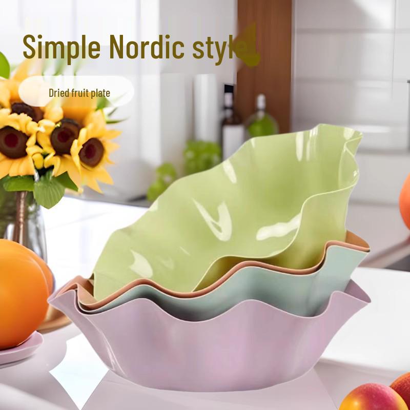 Exclusive Creative European-Style Plastic Candy & Fruit Plate for Living Room Coffee Table - Free Shipping