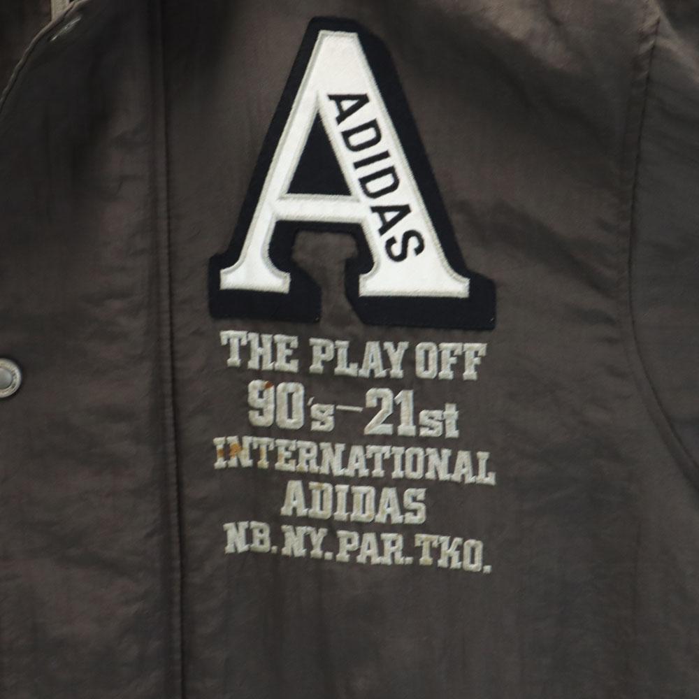 Adidas Anii '80 Vintage fabricat de Descente Palton de bancă L Maro Bărbați Folosit