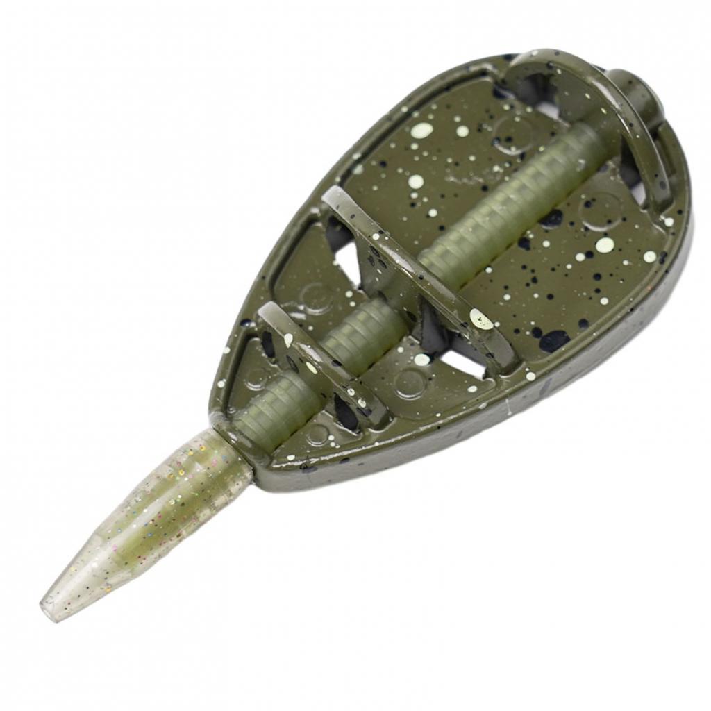 Outerdoor Riverside Fishing Feeder Zinc Alloy 7.6x3.2cm